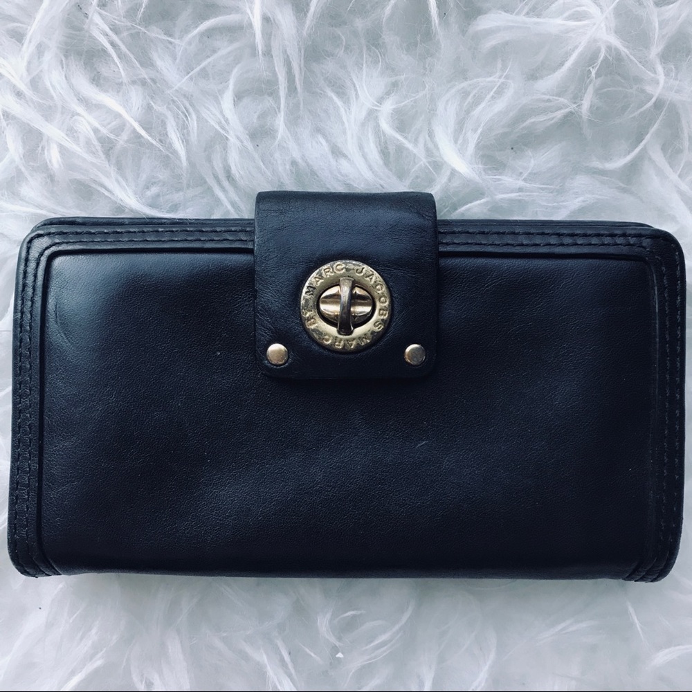 Marc by Marc Jacobs Black Leather Wallet